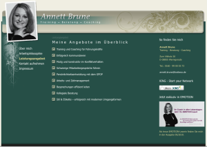 : Website-Referenzen :: Annett Brune's Webseite: www.traibeco.de :